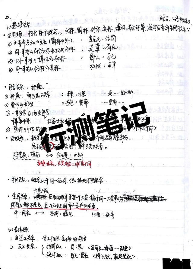 2020國(guó)考省考公考筆記，分享上岸大神如何總結(jié)歸納